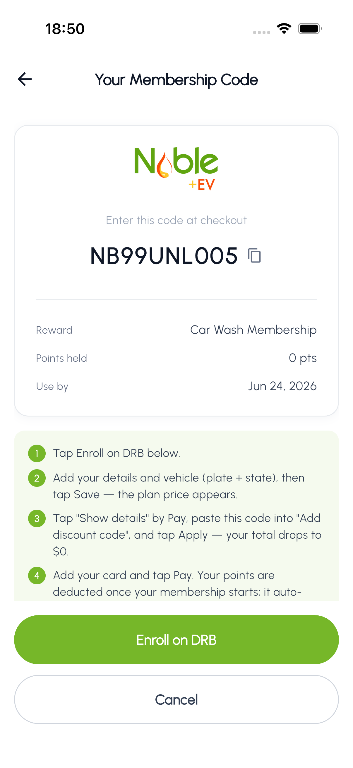Membership Code